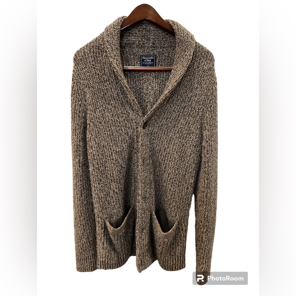Abercrombie & Fitch Brown Cardigan Men’s(Small)